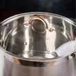Oala din inox cu capac din sticla, diametru 24 cm, capacitate 8.6 litri, Klausberg