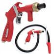 Pistol pentru sablat cu furtun care aspira nisipul direct din galeata, 1/4'', 4-8 bari, Kraft