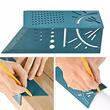 Vinclu, echer 3D multifunctional pentru masurare si gaurire, interval de măsurare: 45°-90°, Kraft