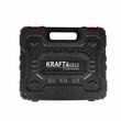 Masina pentru gaurit si insurubat, filetanta, 2 acumulatori 1.5 Ah, Kraft