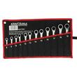 Set chei combinate cu clichet, dimensiuni 8-19mm, 12 piese, Kraft
