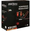 Compresor de aer, capacitate 50 litri, 2200 W, 10 bari, debit 295 l/min, cu dezumidificator, Kraft