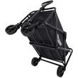 Carucior pliabil cu roti pentru transport, 91 x 59 x 52 cm, capacitate 90 litri, Kraft