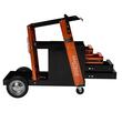 Carucior, suport pentru aparat de sudura cu 4 sertare, sarcina maxima 60 kg, Kraft