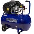 Compresor de aer cu 2 pistoane, pe ulei, capacitate rezervor 100 litri, 3 Kw, presiune maxima 10 bari, debit  530 l/min, Kraft
