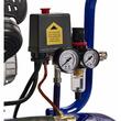 Compresor de aer cu 2 pistoane, pe ulei, capacitate rezervor 100 litri, 3 Kw, presiune maxima 10 bari, debit  530 l/min, Kraft