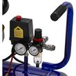 Compresor de aer cu 2 pistoane, pe ulei, capacitate rezervor 100 litri, 3 Kw, presiune maxima 10 bari, debit  530 l/min, Kraft