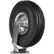 Roata pivotanta pentru carucior de transport, 10" 25 cm, capacitate incarcare 80 kg, Kraft