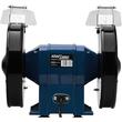 Polizor de banc cu 2 pietre pentru ascutit si slefuit uscat, 1700 W, 200 mm, 2950 rot/min, Kraft