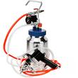 Pistol pneumatic pentru vopsit cu vas sub presiune, duza 2 mm, capacitate rezervor 2 litri, Kraft