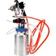 Pistol pneumatic pentru vopsit cu vas sub presiune, duza 2 mm, capacitate rezervor 2 litri, Kraft