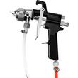 Pistol pneumatic pentru vopsit cu vas sub presiune, duza 2 mm, capacitate rezervor 2 litri, Kraft