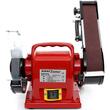 Polizor de banc 2 în 1 cu disc si banda abraziva, 1800 W, 2950 RPM, diametru disc 150 mm, Kraft