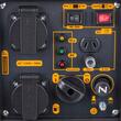 Generator curent electric 2000W, capacitate rezervor 4 litri, motor in 4 timpi, putere 3.5cp, stabilizator de tensiune AVR Powermat