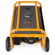 Generator curent electric 3000 W, 3 KW, 220 V, Stabilizator de tensiune (AVR), Monofazat, protectie suprasarcina, roti si manere pentru transport, Powermat
