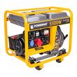 Generator de curent pe motorina 5,5 kW, pornire la cheie, 2 in 1, monofazic si trifazic, motor in 4 timpi 10CP, stabilizator de tensiune AVR, Powermat