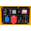 Generator de curent pe motorina 5,5 kW, pornire la cheie, 2 in 1, monofazic si trifazic, motor in 4 timpi 10CP, stabilizator de tensiune AVR, Powermat