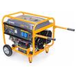 Generator curent electric 6500 W, 6,5 KW, 220 V, Pornire la Cheie, Automata, Roti si Manere, stabilizator de tensiune (AVR), monofazat, protectie suprasarcina, Powermat