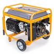 Generator curent electric 6500 W, 6,5 KW, 220 V, Pornire la Cheie, Automata, Roti si Manere, stabilizator de tensiune (AVR), monofazat, protectie suprasarcina, Powermat