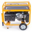 Generator curent electric 6500 W, 6,5 KW, 220 V, Pornire la Cheie, Automata, Roti si Manere, stabilizator de tensiune (AVR), monofazat, protectie suprasarcina, Powermat