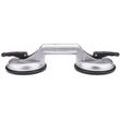 Ventuza aluminiu, suport cu 2 ventuze 120 mm 100 kg, Powermat
