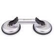 Ventuza aluminiu, suport cu 2 ventuze 120 mm 100 kg, Powermat