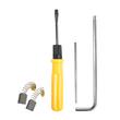 Set masina slefuit 2 in 1 tip girafa pentru pereti, tavan, colturi, telescopica, Powermat