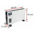Incalzitor electric cu convector, 2300 W , termostat, Powermat