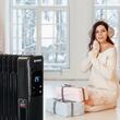 Incalzitor electric ceramic, 2500 W, radiator, 3 trepte de reglare a puterii, Powermat
