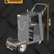 Carucior cu 4 rafturi pentru aparatul de sudura, capacitate maxima 100 kg, 40 x 76 x 85 cm, Powermat