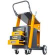 Carucior cu 4 rafturi pentru aparatul de sudura, capacitate maxima 100 kg, 40 x 76 x 85 cm, Powermat