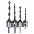 Set 4 burghie pentru lemn, 45 grade 3-93 mm, Powermat