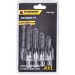 Set 4 burghie pentru lemn, 45 grade 3-93 mm, Powermat