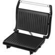 Gratar electric pentru sandvisuri si carne, 2200 W, placi antiaderente si carcasa inox, negru-argintiu, Kraft