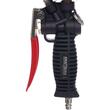 Pistol pneumatic pentru umflat roti cu manometru si afisaj digital LCD, 0-12 bari, 1/4", functie de deflatie, lungime furtun 400 mm, Kraft