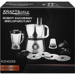 Robot de bucatarie electric multifunctional, putere 1800 W 12 functii, capacitate 3 litri, Kraft