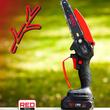 Fierastrau electric cu lant pentru taiat ramuri, cu acumulatori, 21V, 2Ah, Red Technic