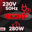 Mini polizor drept, 280 W, Red Technic