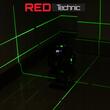 Laser nivel 360°, cu linii incrucisate 4D, verde, distanta 40m, Red Technic