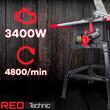 Fierastrau cu masa, 3400W, 0-45°, 4800 Rpm, Red Technic
