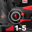 Slefuitor orbital, putere 1800 W, rotatii 2500 rpm, diametru 190 mm, Red Technic