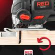 Fierastrau pendular, tip soricel, electric 1400W, unghi  0-45°, Red Technic