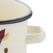 Oala din otel emailat alb, 20cm, 4.5l, Ladybird, Florina