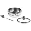 Recipient pentru zahar, sosuri, condimente, cu lingura si capac, inox, capacitate 460ml, Kinghoff
