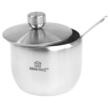 Recipient pentru zahar, condimente, sosuri, cu lingura si capac, inox, capacitate 560ml, Kinghoff