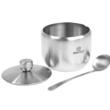 Recipient pentru zahar, condimente, sosuri, cu lingura si capac, inox, capacitate 560ml, Kinghoff