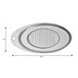 Razatoare multifunctionala, inox, 7x14cm, KingHoff