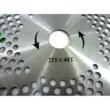 Disc vidia mare, pentru motocositoare 40 dinti, 255mm x 25.4mm