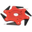 Disc pentru motocositoare cu 5 lame, compatibil cu iarba mare, arbusti, stuf, buruieni
