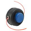 Cap trimmer, mosor pentru motocoasa/motocositoare, filet interior 10 x 1.25, buton albastru, Verke